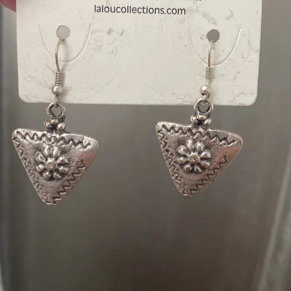 Silver Lalou Earrings OS NWT - Picture 1 of 5